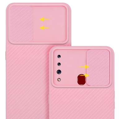 Samsung Galaxy A20s Suojakuori Kotelo (Vaaleanpunainen)