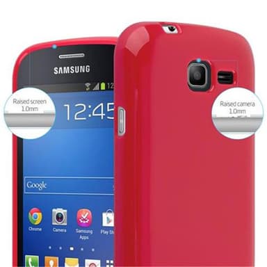 Samsung Galaxy TREND LITE Suojakuori Kotelo (Punainen)