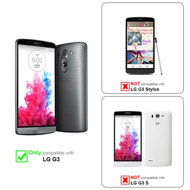 LG G3 Suojakuori Lompakkokotelo (Ruskea)