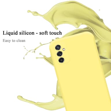 Samsung Galaxy M52 5G Suojakuori Kotelo (Keltainen)
