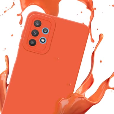 Samsung Galaxy A32 5G Suojakuori Kotelo (Oranssi)