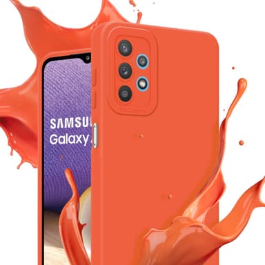 Samsung Galaxy A32 5G Suojakuori Kotelo (Oranssi)