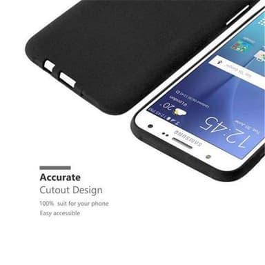 Suojakuori Samsung Galaxy J7 2015 Kotelo (Musta)