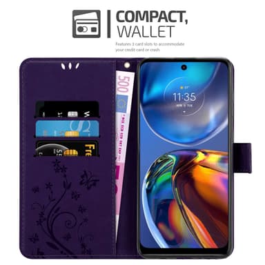 Motorola MOTO E32 4G / E32S Suojakuori Lompakkokotelo