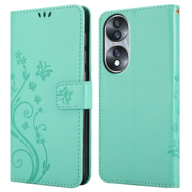 Honor 70 Suojakuori Lompakkokotelo (Turkoosi)