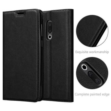 MEIZU 15 Suojakuori Lompakkokotelo (Musta)