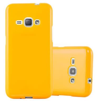 Samsung Galaxy J1 2015 Suojakuori Kotelo (Keltainen)