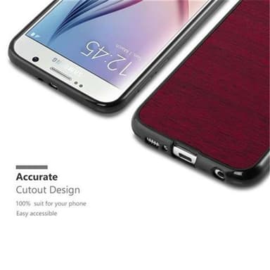 Samsung Galaxy S6 Suojakuori Kotelo (Punainen)