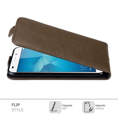 Honor 5C Suojakuori Lompakkokotelo (Ruskea)