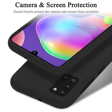 Samsung Galaxy A31 Suojakuori Kotelo Case (Musta)