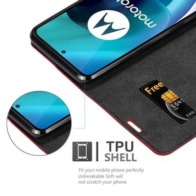 Motorola MOTO G71 5G Suojakuori Lompakkokotelo