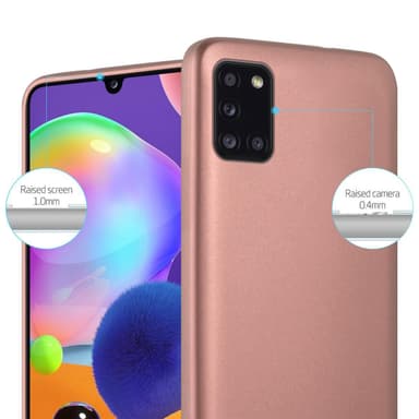 Samsung Galaxy A31 Suojakuori Kotelo (Vaaleanpunainen)