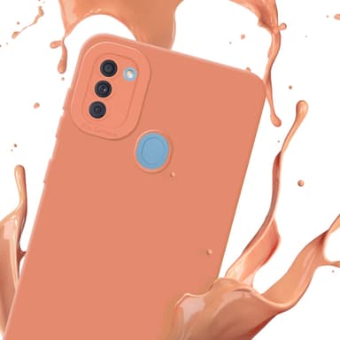 Samsung Galaxy A11 / M11 Suojakuori Kotelo (Oranssi)
