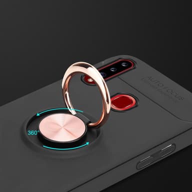 Samsung Galaxy A20s Suojakuori Kotelo (Musta)