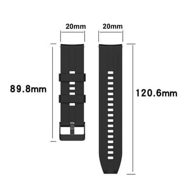 Kellon ranneke 20mm Galaxy Watch 42mm/S2 Classic/Sport