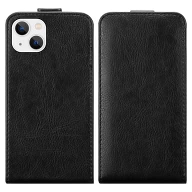 iPhone 14 PLUS Suojakuori Lompakkokotelo (Musta)