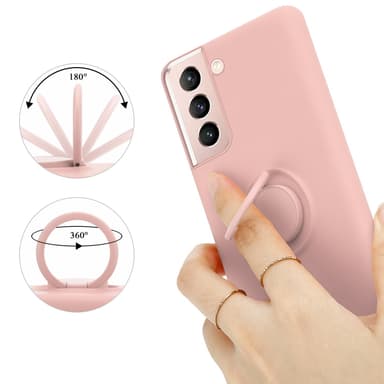 Samsung Galaxy S22 Suojakuori Kotelo (Vaaleanpunainen)