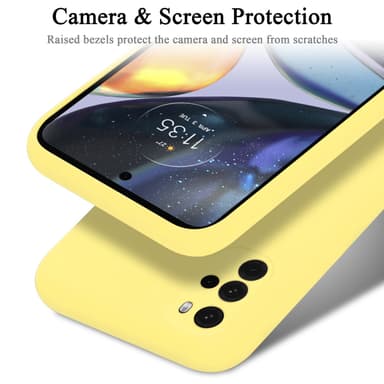 Motorola MOTO G22 Suojakuori Kotelo (Keltainen)