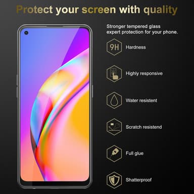 Oppo A94 5G 3x Suojakalvo Karkaistu lasi Näytönsuoja