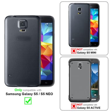 Samsung Galaxy S5 / S5 NEO Suojakuori Cover (Punainen)