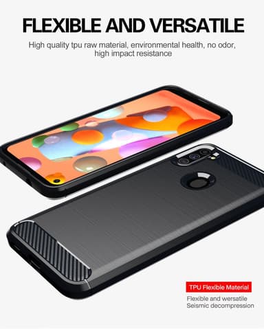 Suojakuori Samsung Galaxy A11 / M11 Kotelo (Musta)