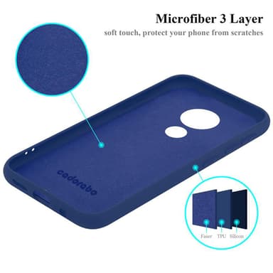 Motorola MOTO G7 POWER Suojakuori Kotelo (Sininen)
