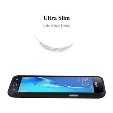 Samsung Galaxy J3 2016 Suojakuori Kotelo (Musta)