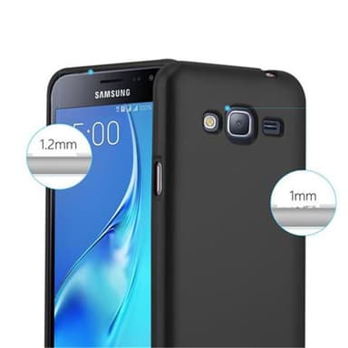 Samsung Galaxy J3 2016 Suojakuori Kotelo (Musta)