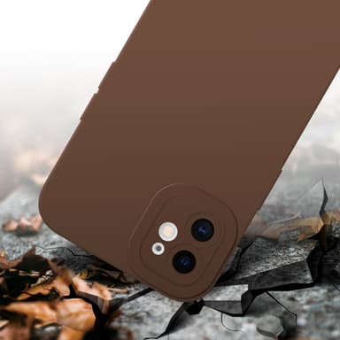 iPhone 12 Suojakuori Kotelo (Ruskea)