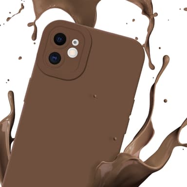 iPhone 12 Suojakuori Kotelo (Ruskea)