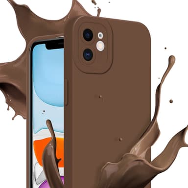 iPhone 12 Suojakuori Kotelo (Ruskea)