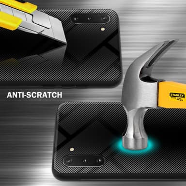 Samsung Galaxy NOTE 10 Suojakuori Kotelo (Musta)