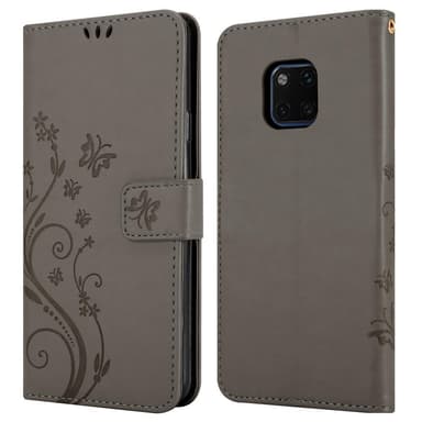 Huawei MATE 20 PRO Suojakuori Lompakkokotelo (harmaa)