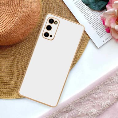 Samsung Galaxy S20 Suojakuori Cover (Valkoinen)