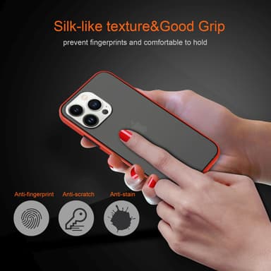 iPhone 14 PRO MAX Suojakuori Kotelo (Läpinäkyvä)
