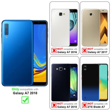 Samsung Galaxy A7 2018 Suojakuori Lompakkokotelo