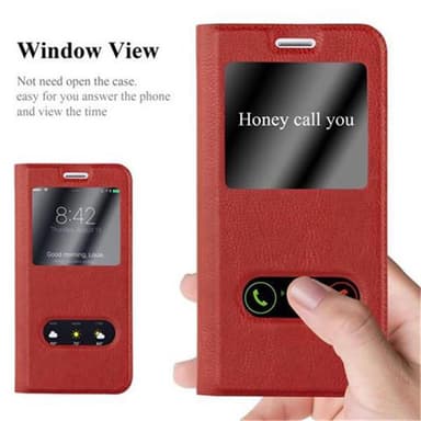 Lompakkokotelo Samsung Galaxy J5 2015 Case (Punainen)