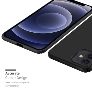 iPhone 12 PRO MAX Suojakuori Kotelo Cover (Musta)