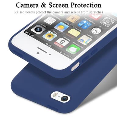 iPhone 5 / 5S / SE 2016 Suojakuori Kotelo (Sininen)