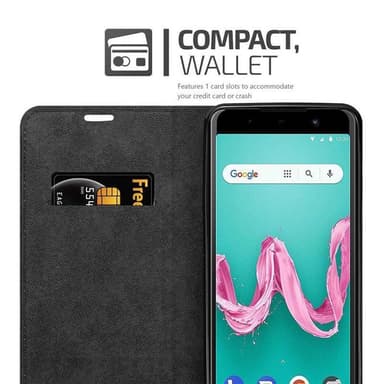 WIKO LENNY 5 Suojakuori Lompakkokotelo (Punainen)