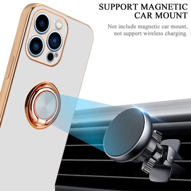 iPhone 13 PRO Suojakuori Kotelo (Valkoinen)