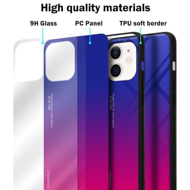 Suojakuori iPhone 12 MINI Kotelo (Musta)