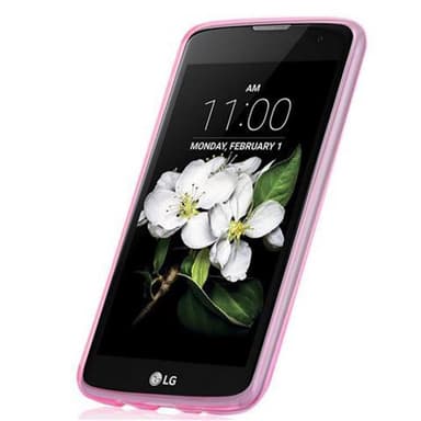 LG K7 2016 Suojakuori Kotelo (Vaaleanpunainen)