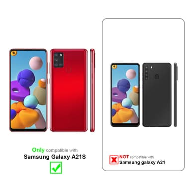 Samsung Galaxy A21s Suojakuori Kotelo (Punainen)