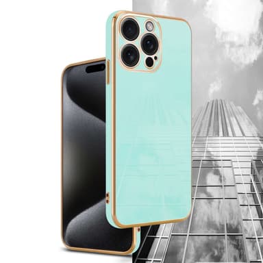 iPhone 15 PRO Suojakuori Case Cover (Green)
