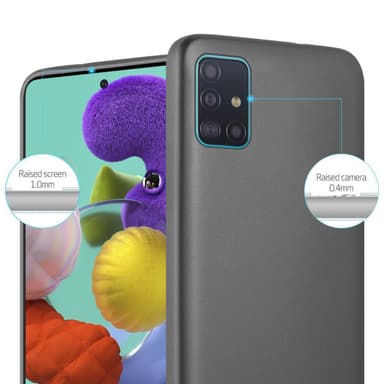 Samsung Galaxy A51 4G / M40s Suojakuori Kotelo (harmaa)