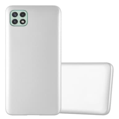 Samsung Galaxy A22 5G Suojakuori Kotelo (Hopea)