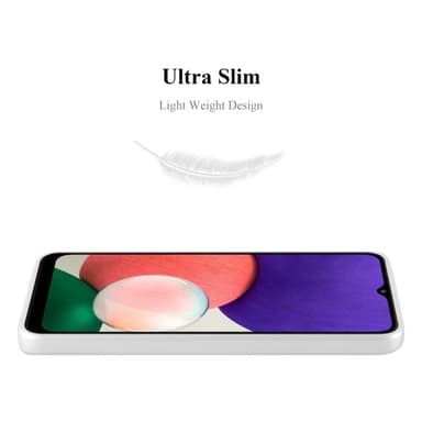 Samsung Galaxy A22 5G Suojakuori Kotelo (Hopea)