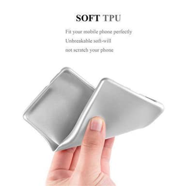 Samsung Galaxy S6 EDGE Suojakuori Kotelo (Hopea)