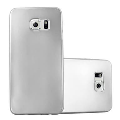 Samsung Galaxy S6 EDGE Suojakuori Kotelo (Hopea)